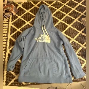 Blue northface hoodie
